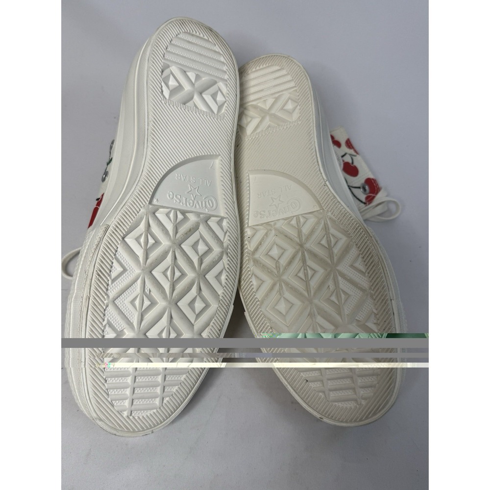 Converse Women's Sz 9 Chuck Taylor All Star Lift High Top Sneaker Shoes Cherries - Picture 10 of 12
